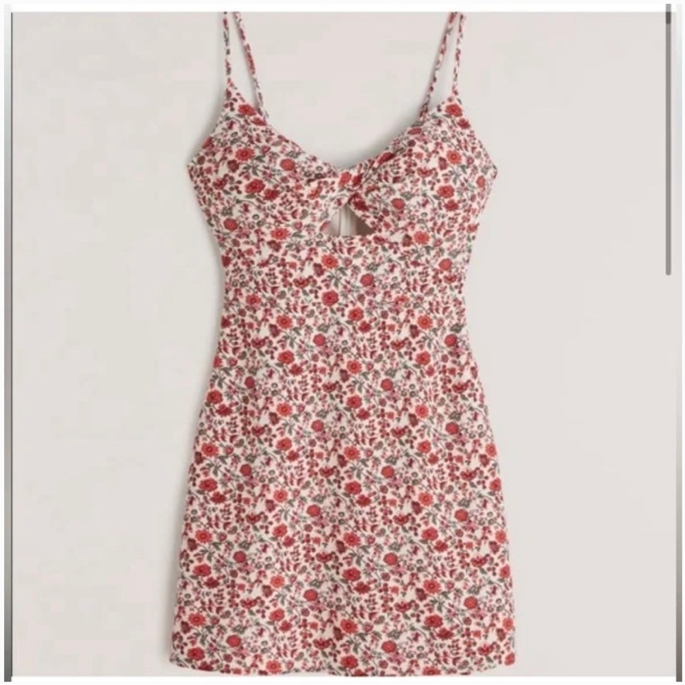 Abercrombie twist front dress